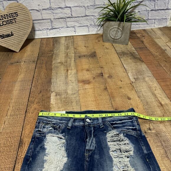 LOOMSTATE REVOLVE DISTRESSED JEANS 100% ORGANIC COTTON WOMEN'S SIZE 30 - Picture 7 of 16